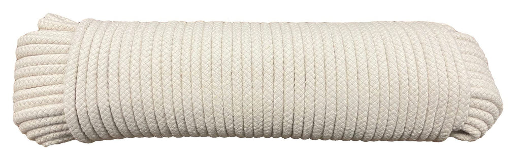 #8 1/4'' X 150 Ft Scottie Cotton Clothesline, White
