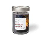 Signature Soy Lidded Bonfire Season Scented Candle, Extra Large Jar