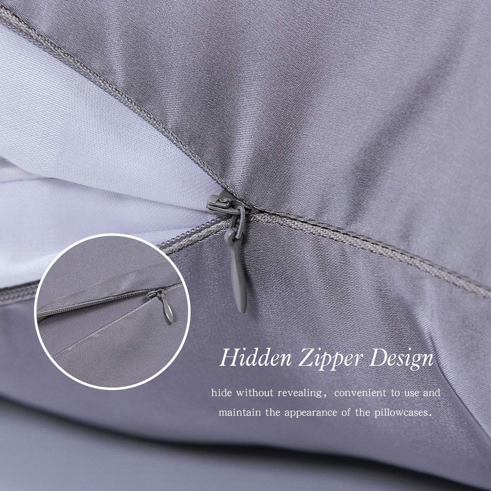 Jocoku 100% Mulberry Silk Pillowcases Set Of 2 For Hair And Skin And Super Soft And Breathable Queen Size Nature Silk Pillowcase