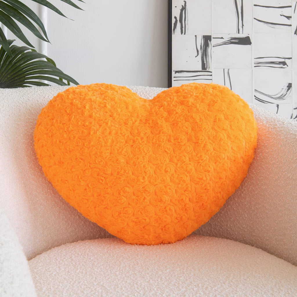 Heart Pillow, Soft Heart Shaped Pillow With Room Decorative Throw Pillows For Bed Couch Chair Sofa, Heart Shaped Cute Throw Pill