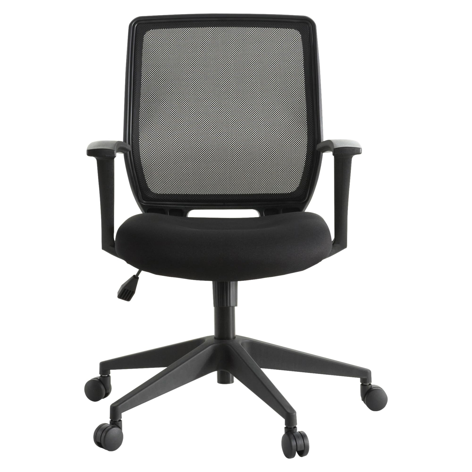 Lorell LLR84868 Executive Mid-Back Work Chair, Black