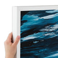 ArtToFrames 6x25 inch Comtemporary White Wood Picture Frame, 2WOMD8990-6x25