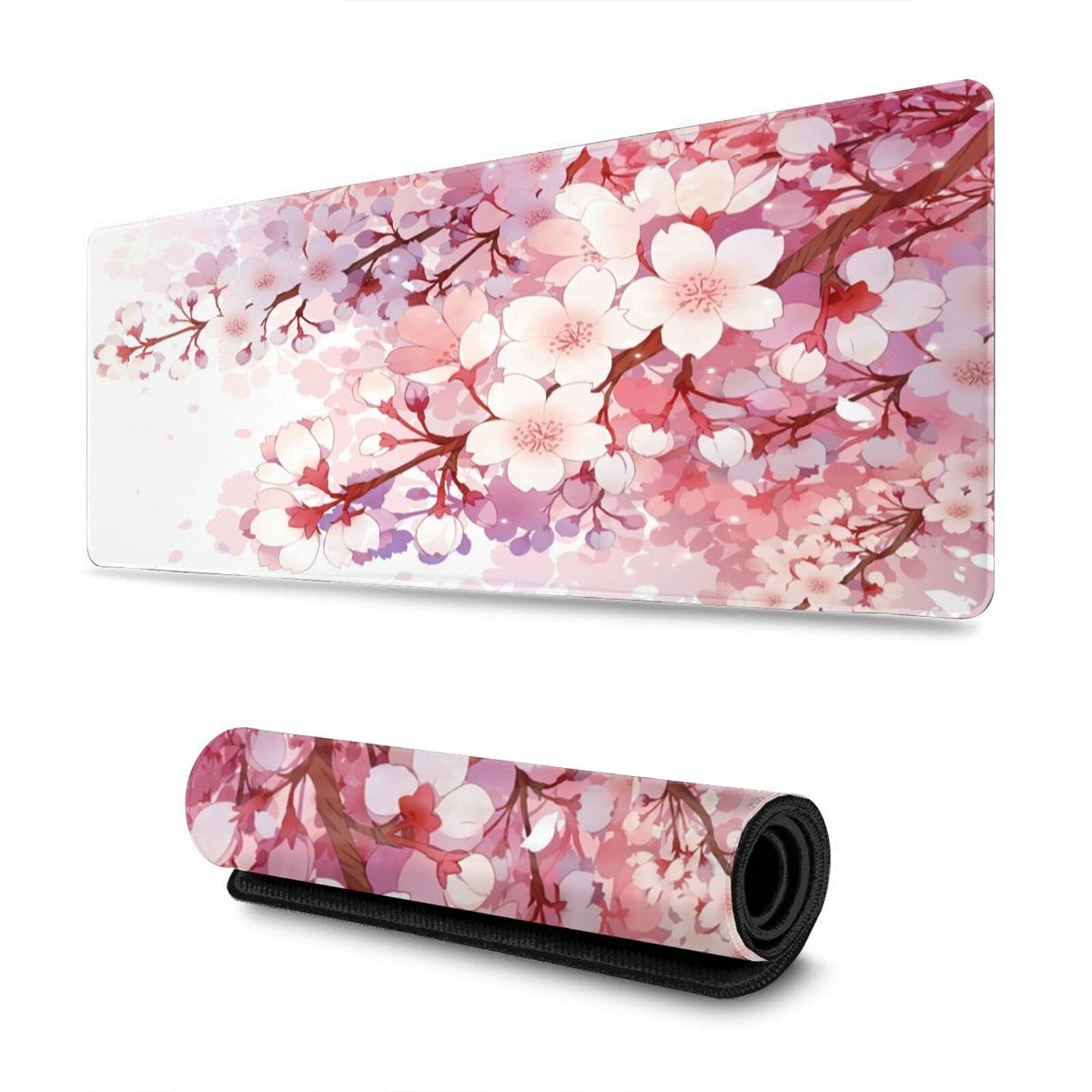 Rose Gold Glitter Black Gaming Mouse Pad Large Xl Long Extended Pads Big Mousepad Keyboard Mouse Mat Desk Pad Home Office Decor