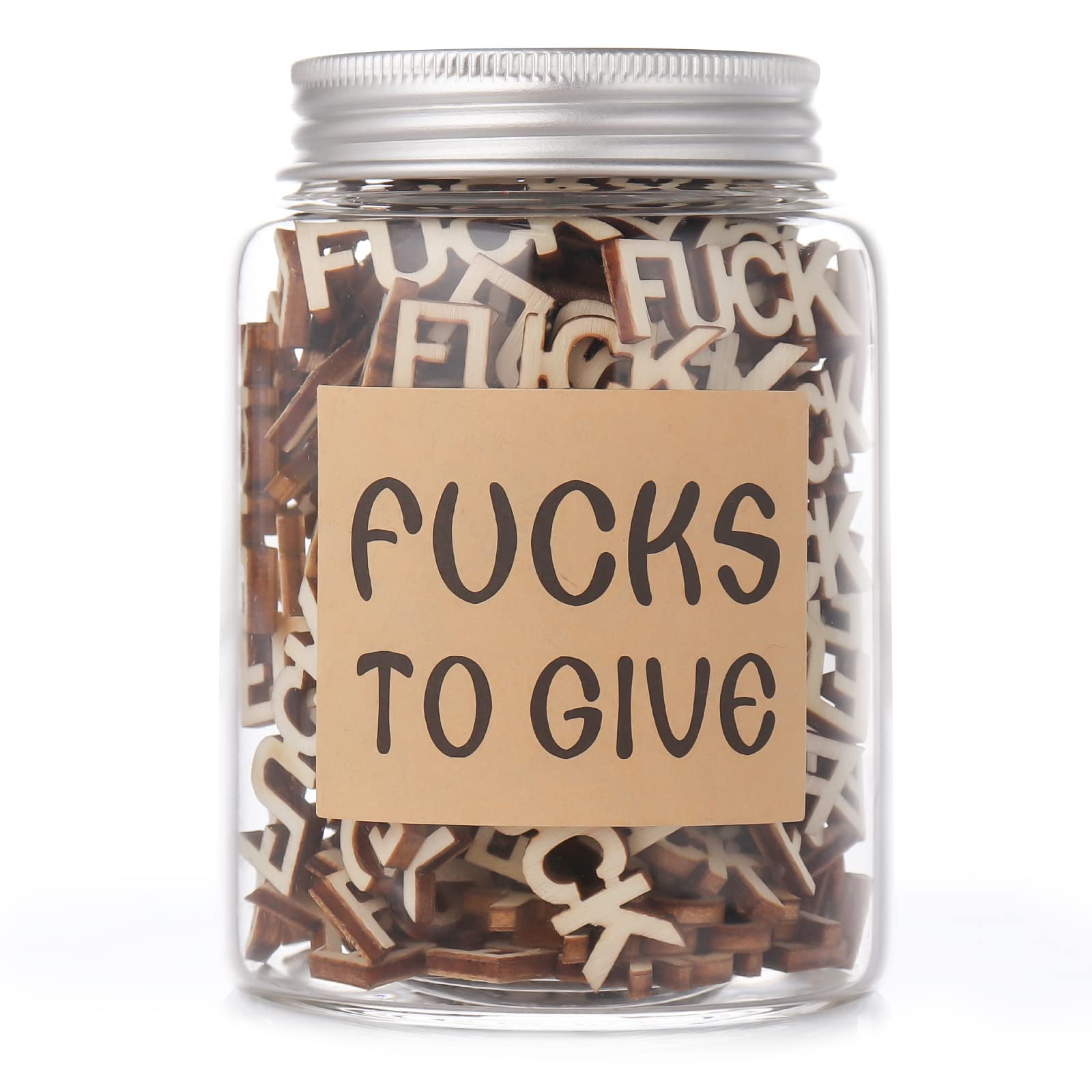 Fucks to Give in a Jar -Gag Gift Birthday Gift Funny Gift - Valentines Day,Anniversary,Birthday Gift for Husband, Coworker,Frien