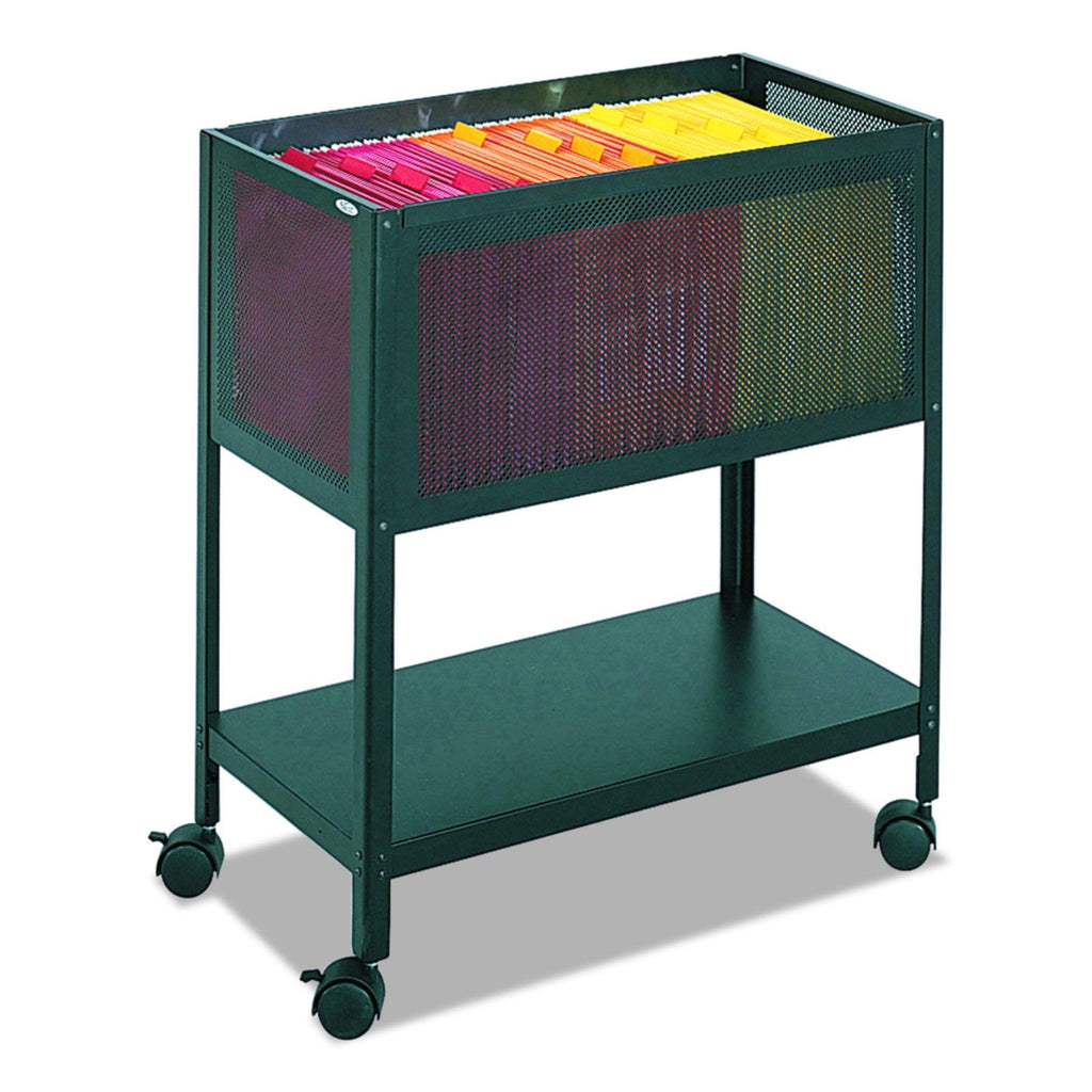 Safco Products 5350Bl Open Top Mesh Tub File, Letter Size, Black