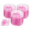 Yokive 600 Pcs Paper Clips, Office Clips Smooth Surface With Box | Keep Desk Neat, Great For Office, Art, Home, Daily Use (Pink,