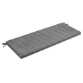 Baibu 48 Inch Classic Solid Color Bench Cushion With Ties, Non-Slip Indoor Rectangle Bench Seat Cushion Standard Size Foam Pad W