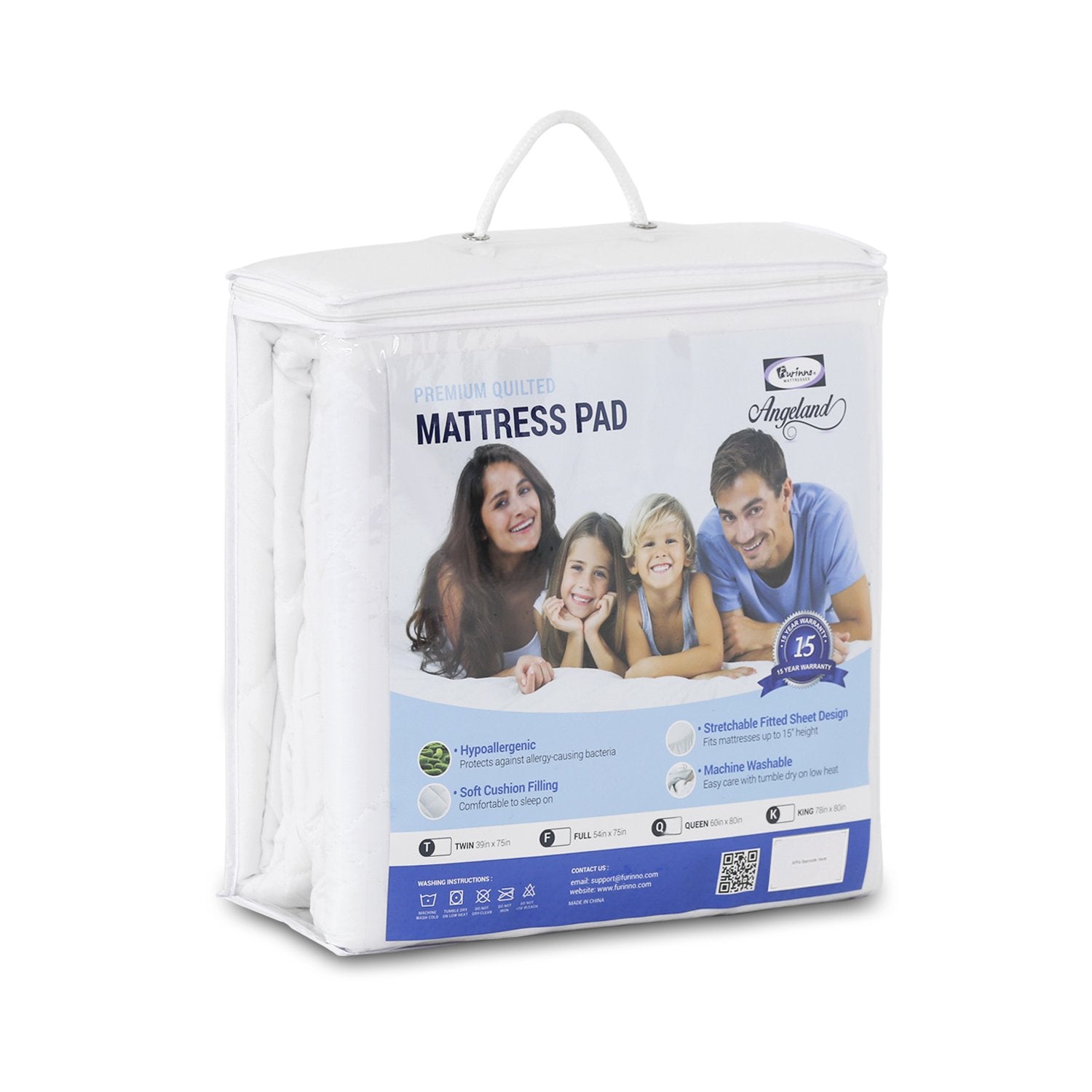 Furinno Angeland Quilted Mattress Pad - Thumbnail 2