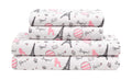Mallary By Mathhew Kids Super-Soft 100% Microfiber Print Sheet, Bonjour Paris, Twin