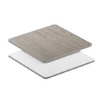 Flash Furniture Glenbrook 36' Square Table Top With White Or Gray Reversible Laminate Top (Pack Of 1)