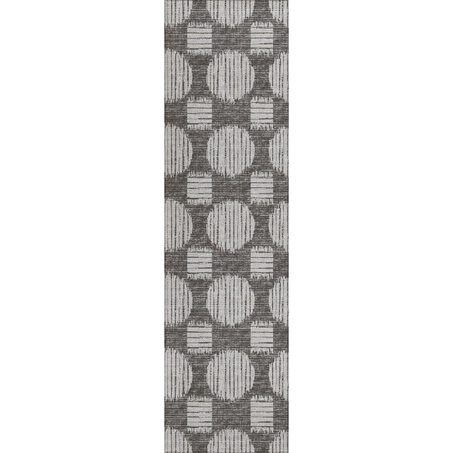 Sedona SN13 Grey Contemporary Rug Runner 2' 3' X 12'