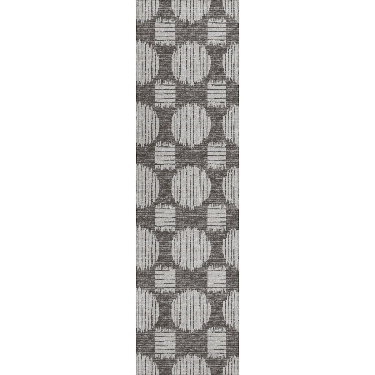 Sedona SN13 Grey Contemporary Rug Runner 2' 3' X 7 ' 6'