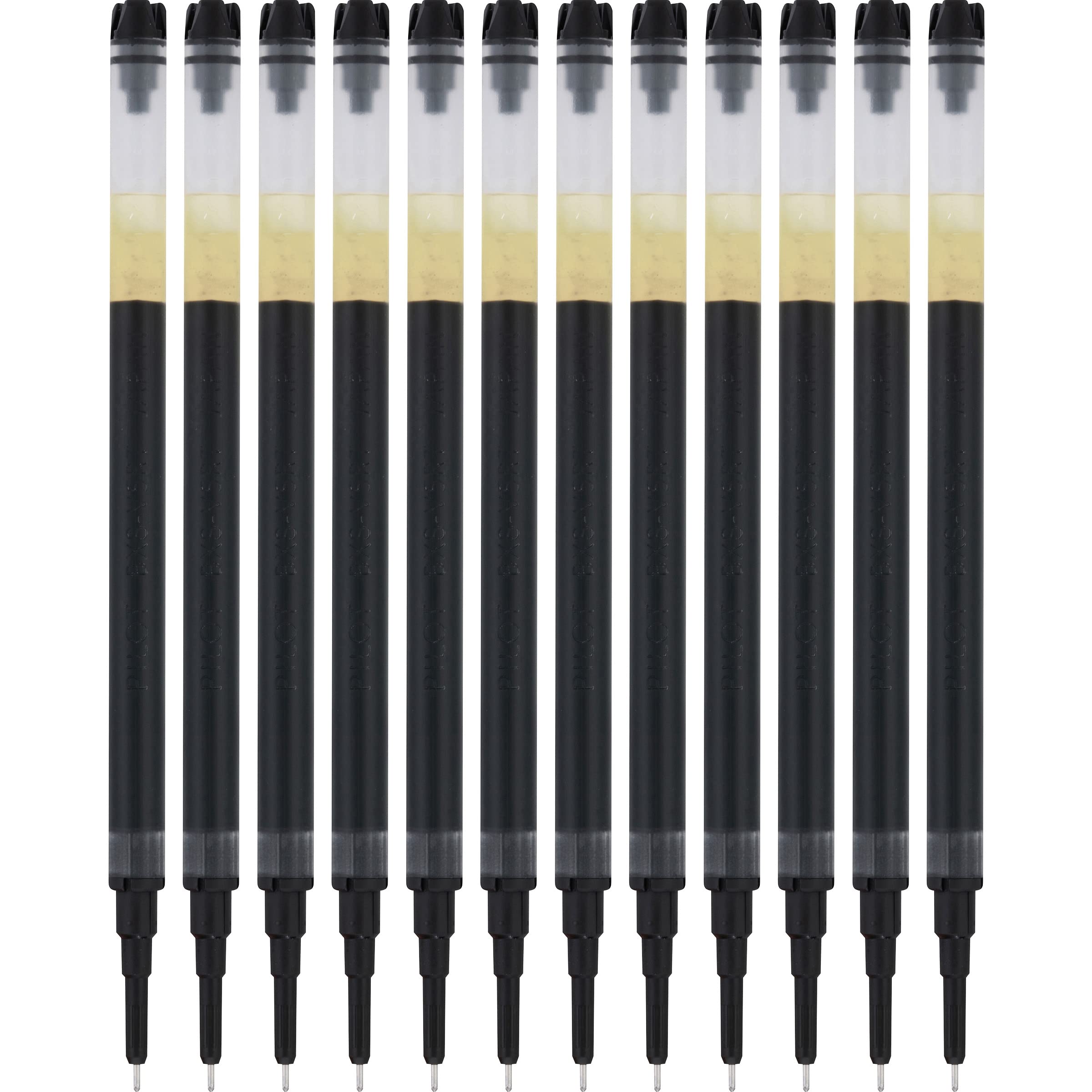 Pilot Pen Precise V7 Rt Liquid Ink Refill For Retractable Pens, Fine Point, 0.7Mm, Black Ink, 12-Pack