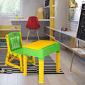 Nilkamal Apple Junior Study Table And Chair Set With Storage For Stationary | Laptop Desk | Dining Breakfast Table For Eating & 