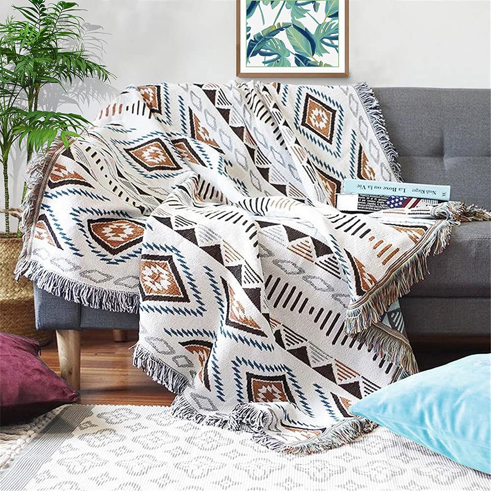 Lqprom Southwest Throw Blankets Aztec Southwest Throws Cover For Outdoor Camping Picnic Tent Beach Travel 51'X63'