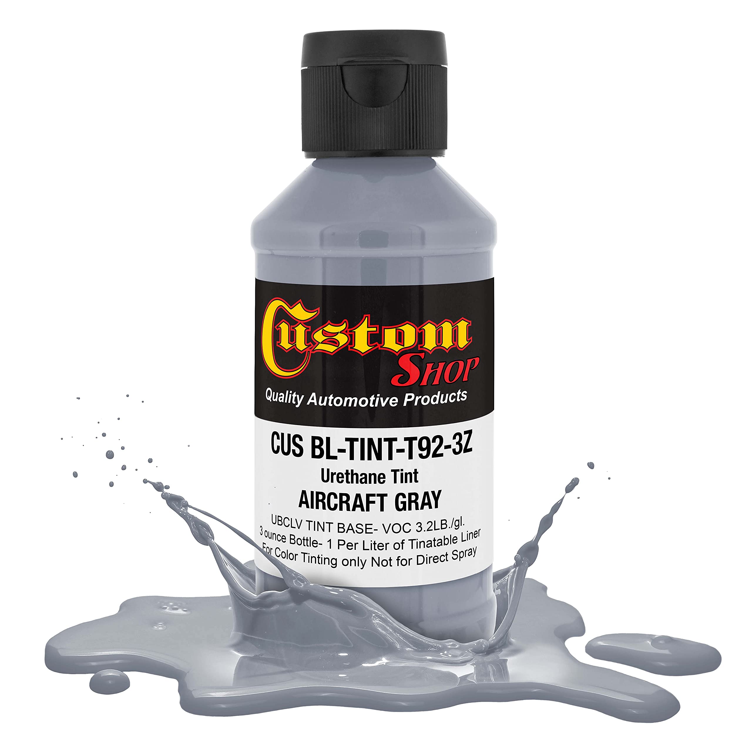 Custom Coat Camouflage Series 3 Ounce (Aircraft Gray Federal Standard Color #36300) Urethane Tint Concentrate For Tinting Truck