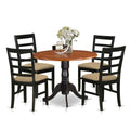East West Furniture Dlpf5-Bch-C 5 Pc Kitchen Table Set-Dining Table And 4 Wooden Kitchen Chairs