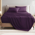 Usxibei King 4 Piece Bed Sheet Set - Ultra Imitation Cotton-Premium Breathable & Cooling Sheets - Hotel Luxury Bed Sheets Deep P