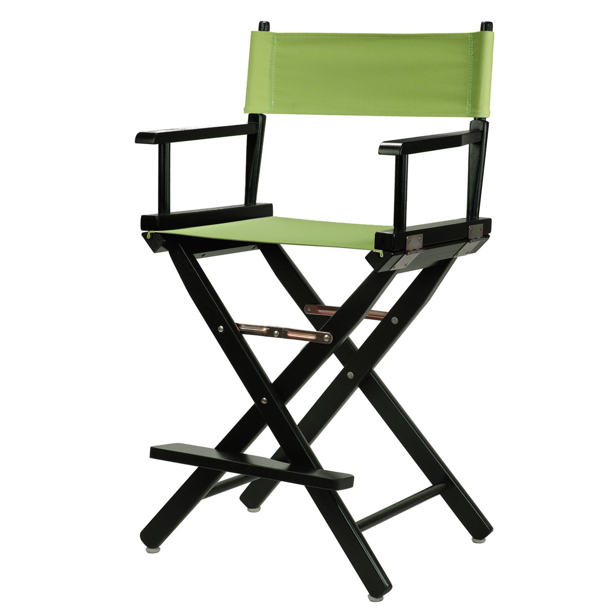 Casual Home 220-02/021-72 Director Chair 24&quot; - Counter Height Blackframe/Lime Green Canvas