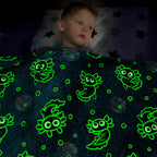 Axolotl Blanket Kids Glow In The Dark Blanket Axolotl Gifts For Teens Girls Boys Cute Animal Salamander Toys Throw Blankets Soft
