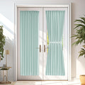 Vatge Light-Blocking French Door Curtains for Sliding, Classroom, Kitchen, and French Door, 1 Panel, W36 x L72, Aqua