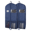 Zilink 43 Suit Bags for Men Travel and Storage Gusseted Garment Bags for Hanging Clothes Suit Cover With Handles for Clothes, Co