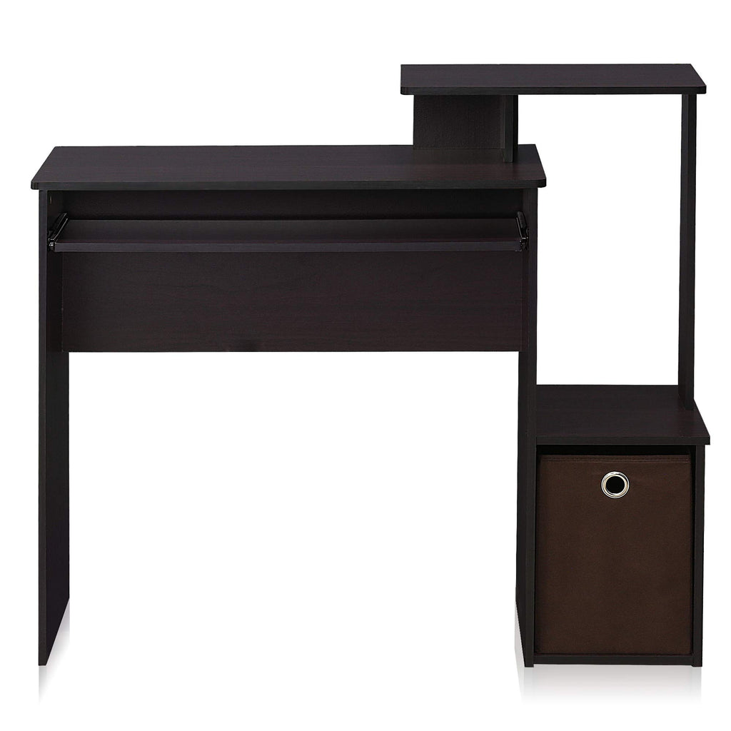 Furinno Econ Multipurpose Home Office Computer Writing Desk, regular, Dark Walnut