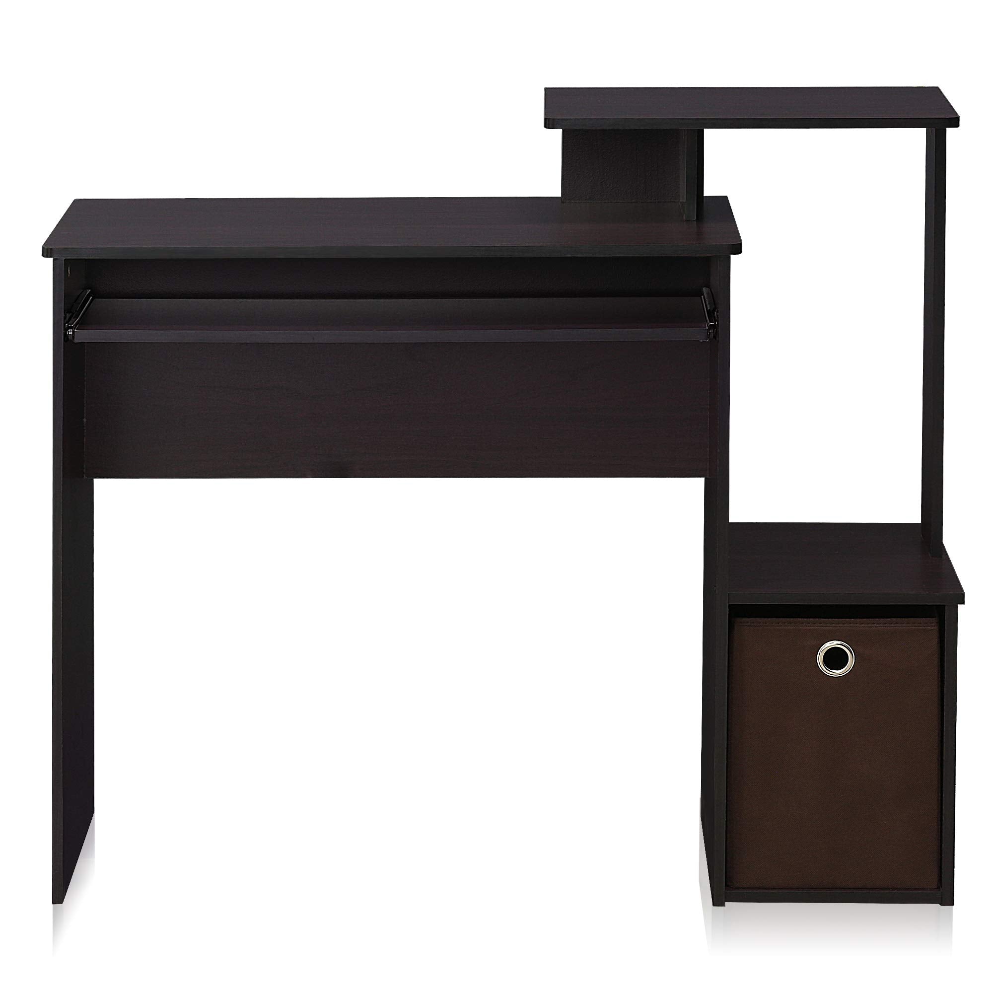 Furinno Econ Multipurpose Home Office Computer Writing Desk, regular, Dark Walnut