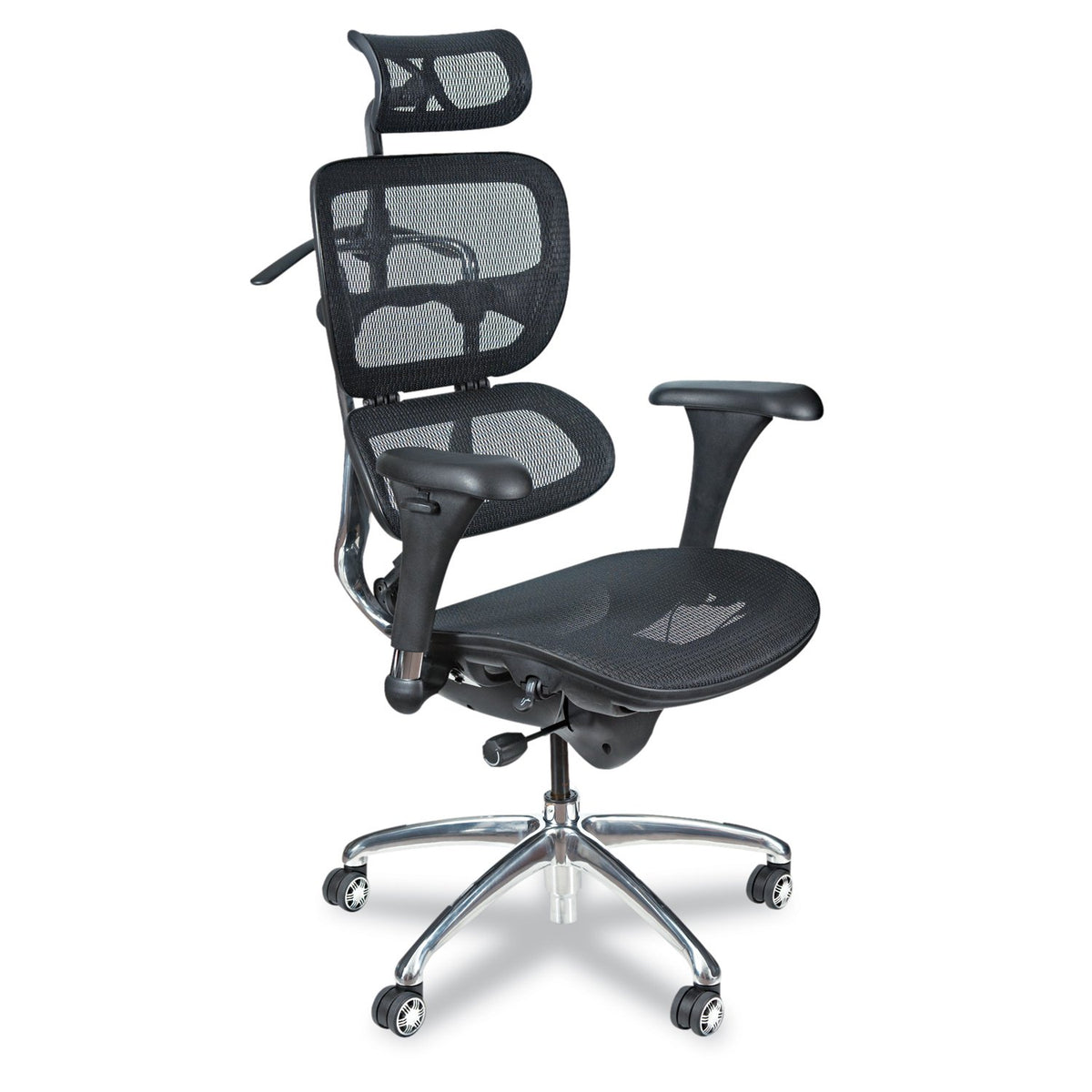 Balt Butterfly Ergonomic Executive Office Chair, Blach Mesh High Back, 48-51'H X 28'W X 24'D (34729),Black