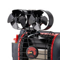 CRSURE Wood Stove Fan for Buddy Heater, Heat Powered Fireplace Fan with Meganect Thermometer, Dual Motors Fan for Mr Heater, Gas