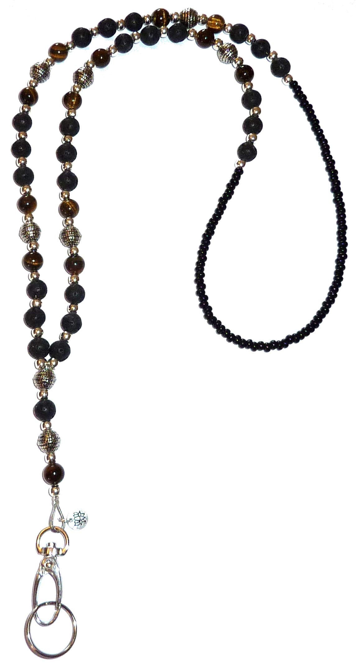Women'S Lanyard Strong Beaded Made In Usa Id Badge Card Holder Teacher Nurse Cruise Keys Keychain Phone