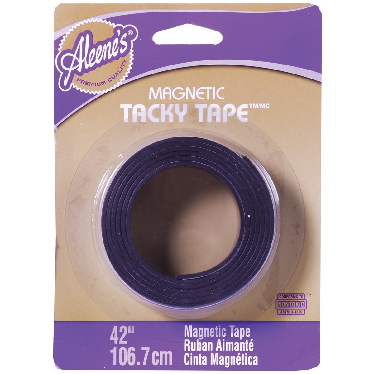 Aleene'S Tacky Magnetic Tape, 42', Black
