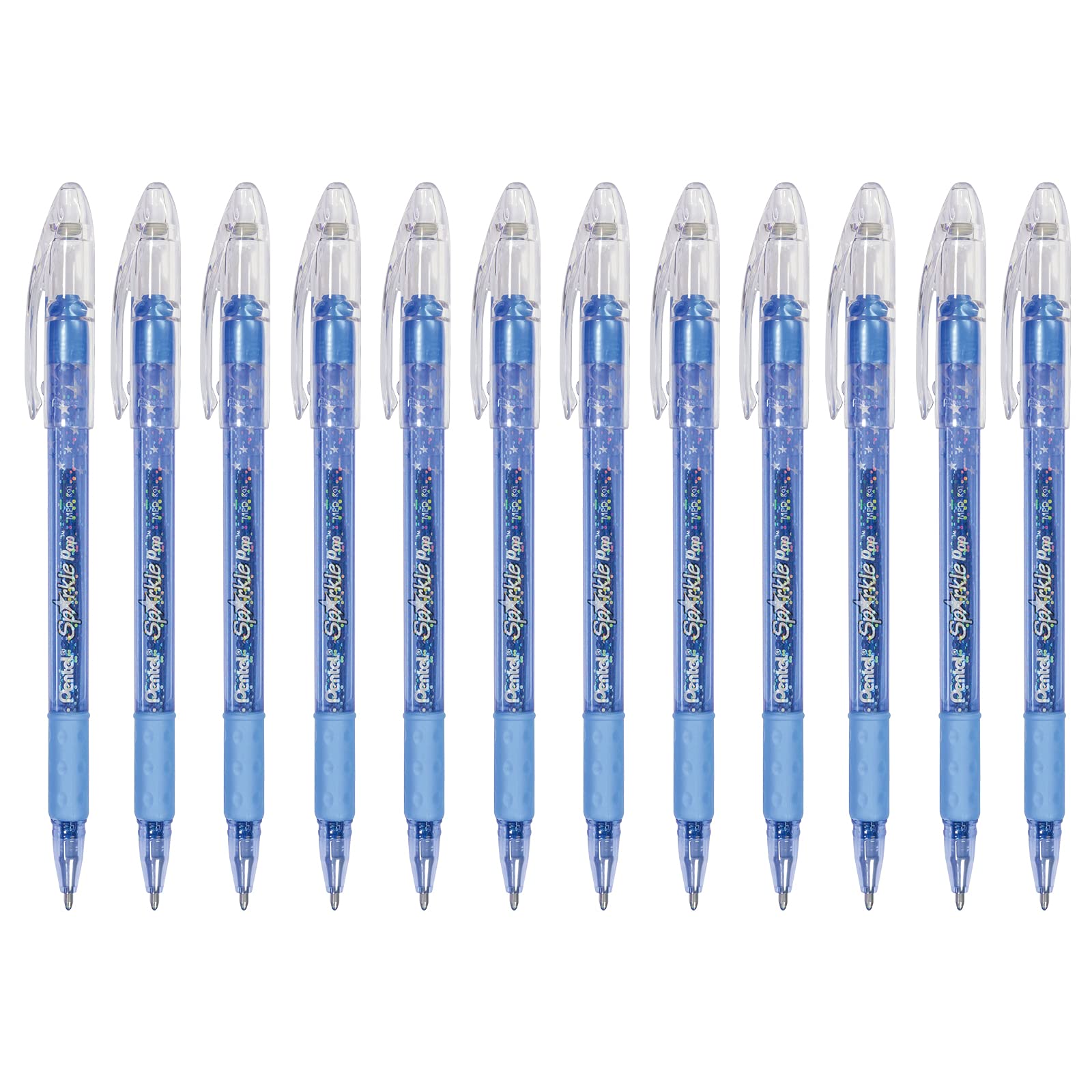 Pentel Sparkle Pop Metallic Gel Pen, (1.0Mm) Bold Line, Blue/Green Ink - K91-Dc