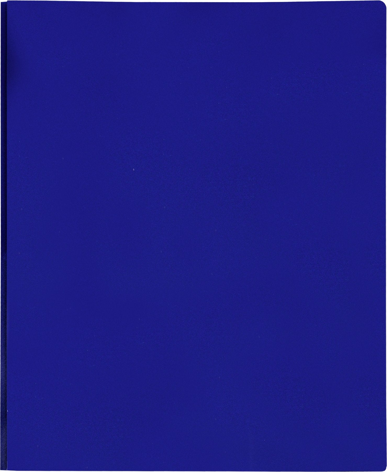 Lion 2-Pocket Plastic Folder With Fasteners, Dark Blue, 1 Folder (92310-Bl)