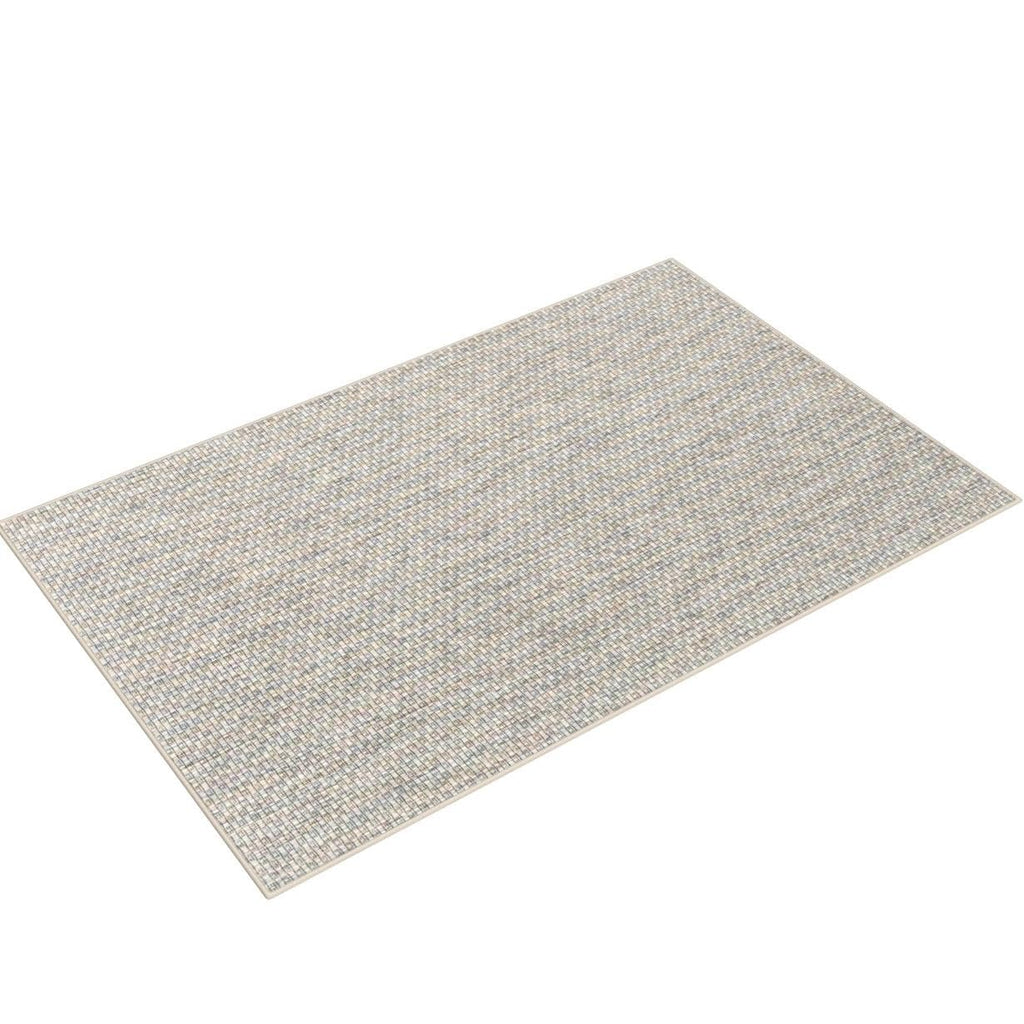 Unique Loom Collection Casual Transitional Solid Heathered Indoor/Outdoor Flatweave Area Rug (3' 3'' X 5' 3'' Rectangle, Light G