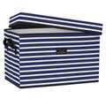 SCOUT Rump Roost Large Lidded Storage Bin  Collapsible  Nantucket Navy