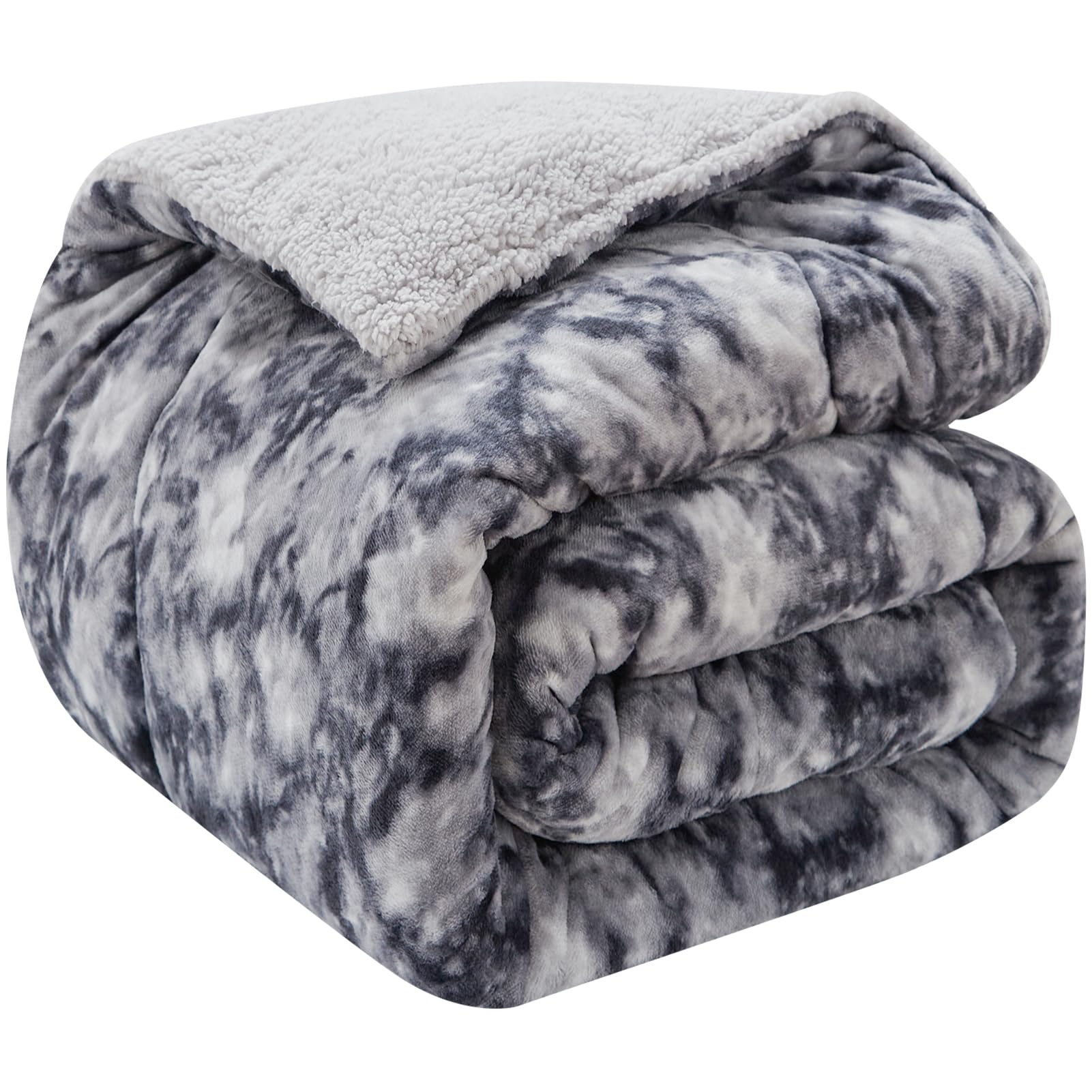 Choshome Sherpa Fleece Blanket King Size Super Thick, Fuzzy Plush Flannel Blanket For Couch, Sofa And Bed, Microfiber Lightweigh