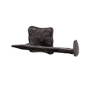 Rustic State Motris Wall Mount Railroad Spike Cast Iron Bathroom Toilet Paper Holder, Rustproof Tissue Roll Hanger - 6.5 Inch - 