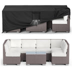 Mr. Cover Patio Furniture Covers Waterproof, Outdoor Furniture Cover Fits Up To 88L X 62W X 28H Inches, Rectangular Table And Chair Set Covers Rip-Resistant Material With Windproof Buckles