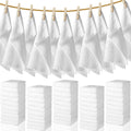 Newwiee 100 Pcs Washcloths Bulk Quick Drying Bathroom Wash Clothes 12 x 12 Inch Face Towels Microfiber Soft Hand Towel for Your 