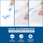Utopia Bedding Premium Zippered Mattress Encasement (Fits 8 Inches Mattress, Twin Xl) - Waterproof And Bed Bug Proof Mattress Pr