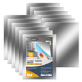 Performore Self Adhesive Plastic Mirror Sheets, 4x6 Inches Flexible Non Glass Body Mirror Tiles with Clear Protective Film Peel 