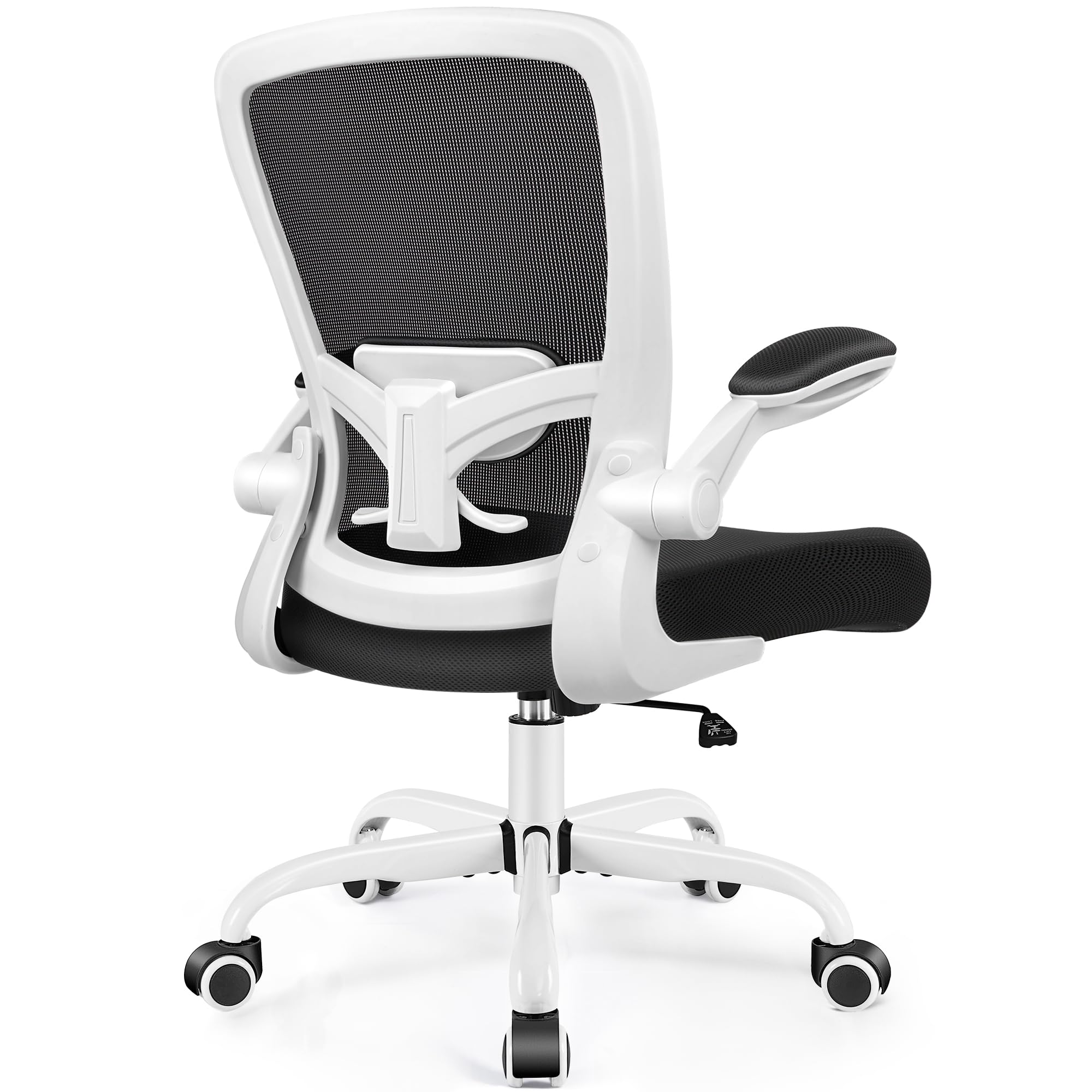 Felixking Ergonomic Office Chair, Adjustable Lumbar Support, Breathable Mesh Fabric, Durable And Reliable, White