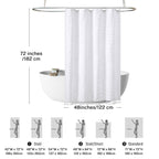 Stall Boho Shower Curtain White Tassel Woven Fabric Shower Curtain 48 X 72 Modern Farmhouse Textured Tufted Chevron Striped Mini