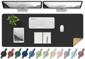 Bleswin Large Desk Pad, 47.2' X 23.6', Office Desk Mat, Computer Mat For Desk, Leather Desk Pad Protector, Sewing Desk Blotter
