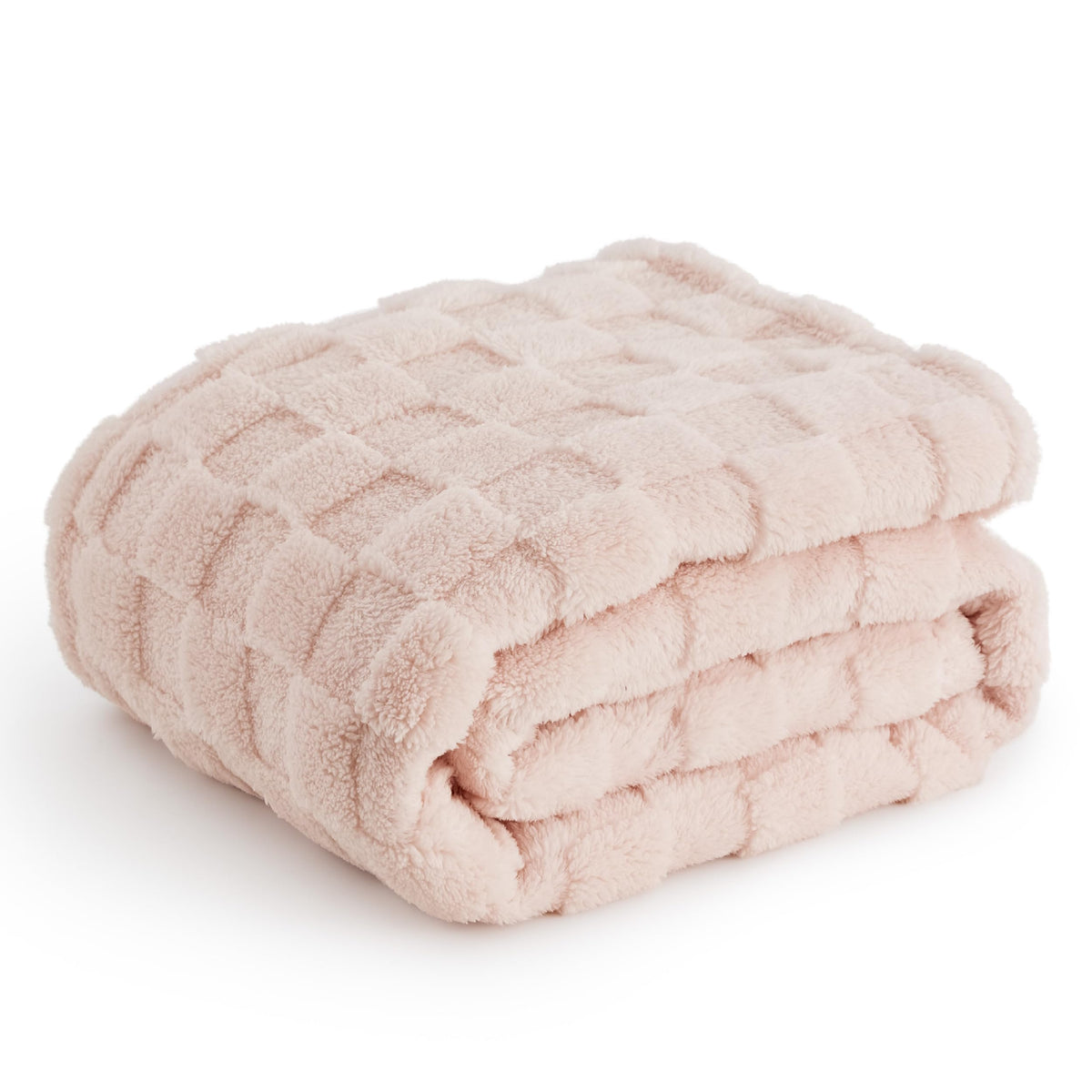 Bedsure Pink Throw Blanket For Couch - Super Soft Cozy Blankets For Bed, Cute Small Fleece Blanket For Girls And Women, 50X60 In