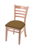 Holland Bar Stool Co. 3140 18 Chair with Natural Finish and Canter Saddle Seat