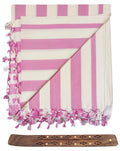Bunkaar The Handloom Story 100% Organic Cotton Silky Soft Beautiful Striped Bhagalpuri Summer Chadar/Topsheet/Comforter (Size 2