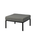 ACME Furniture Rajni 29 Wide Upholstered Patio Ottoman, Oak/Antique White