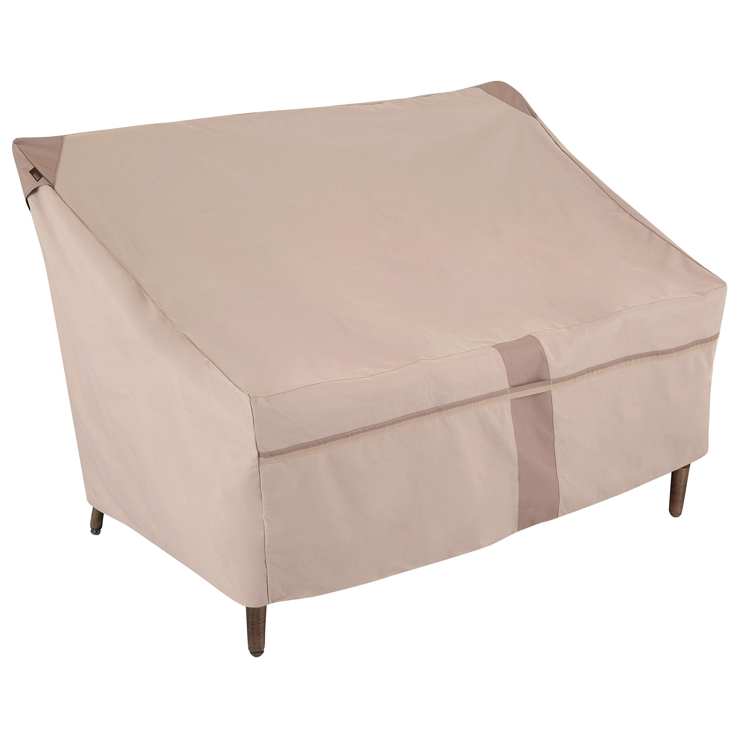 Modern Leisure Monterey Patio Loveseat Cover - Weather-Resistant Fabric - Outdoor Furniture Protection Perfect For Patio, Deck,